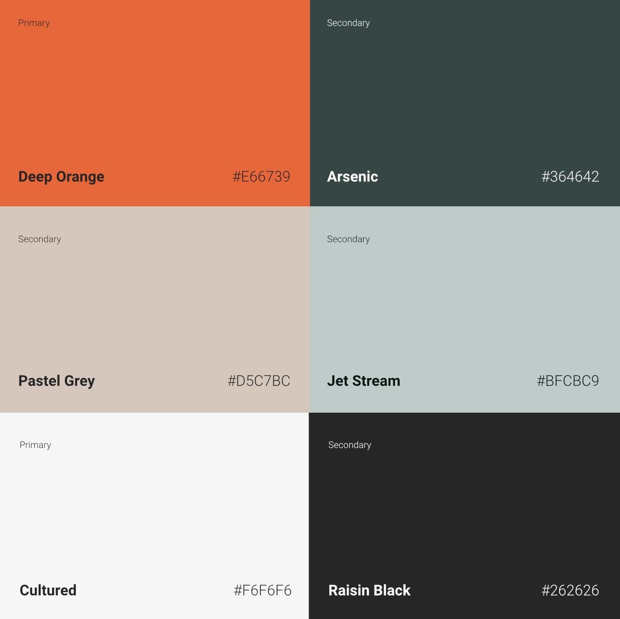 Colour palette