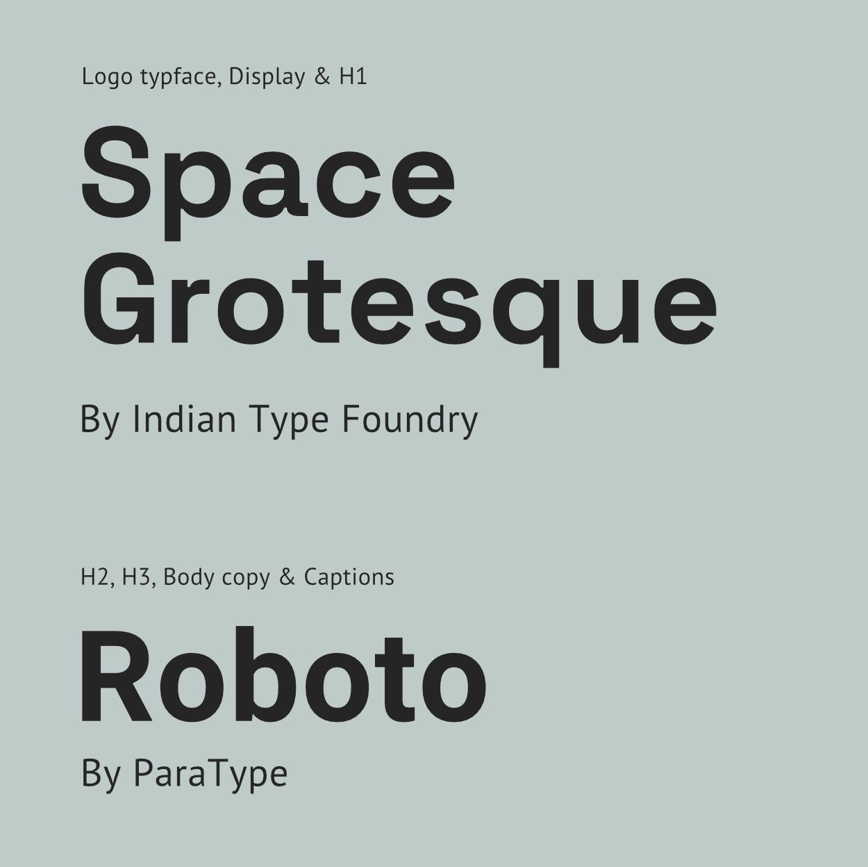 Typefaces