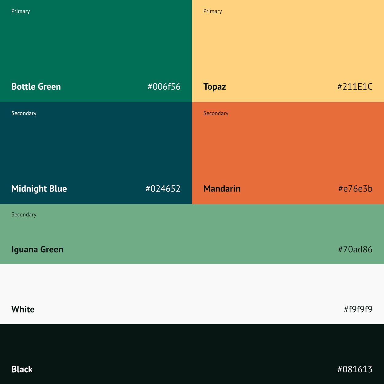 Colour palette