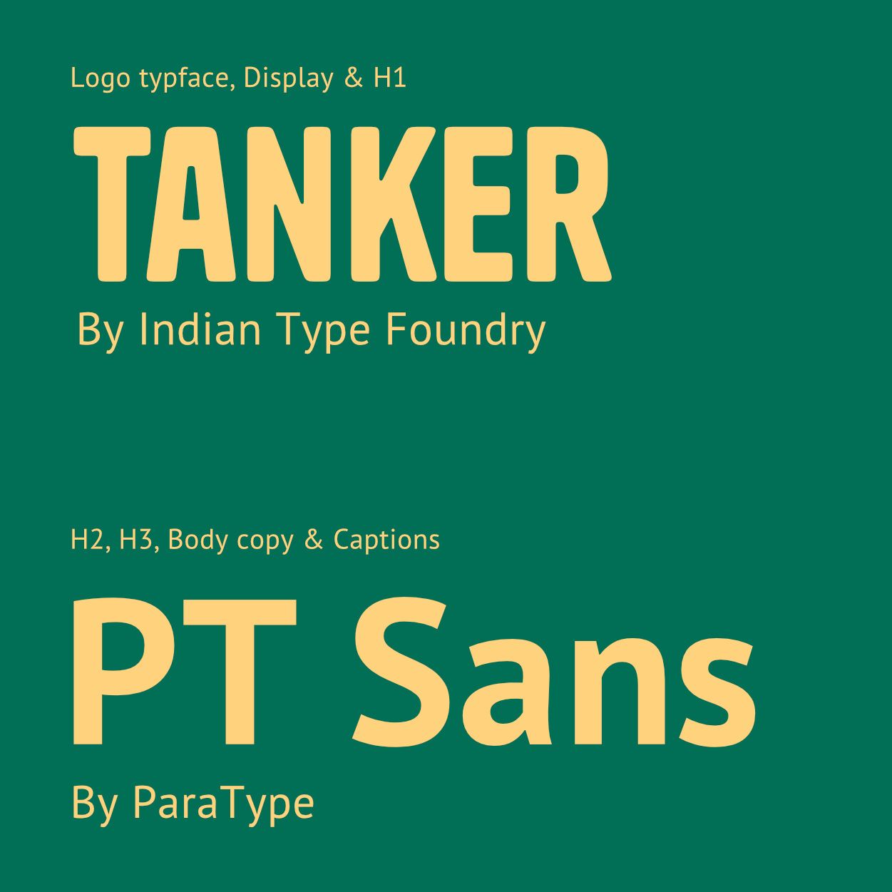 Typefaces